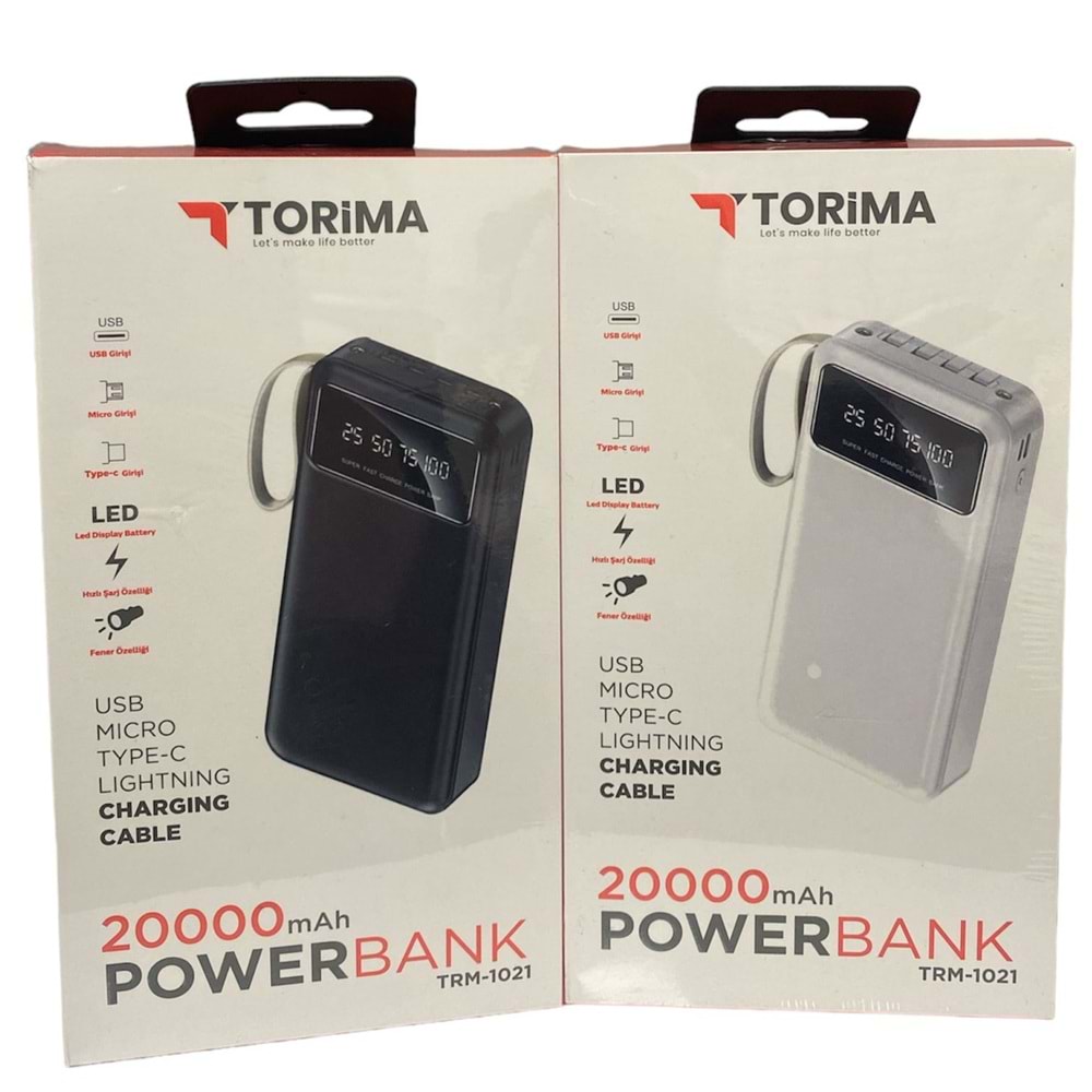 20.000 MAH POWER BANK (TRM-1021)