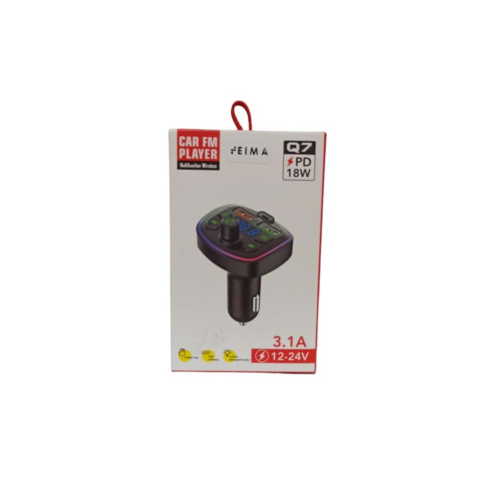 BLUETOOTH FM MODÜLATÖR (ECC-Q7)