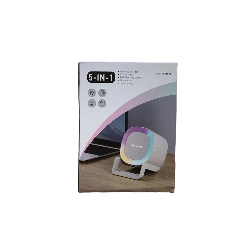 (L28 RGB) WİRELESS ŞARJ 5İN1