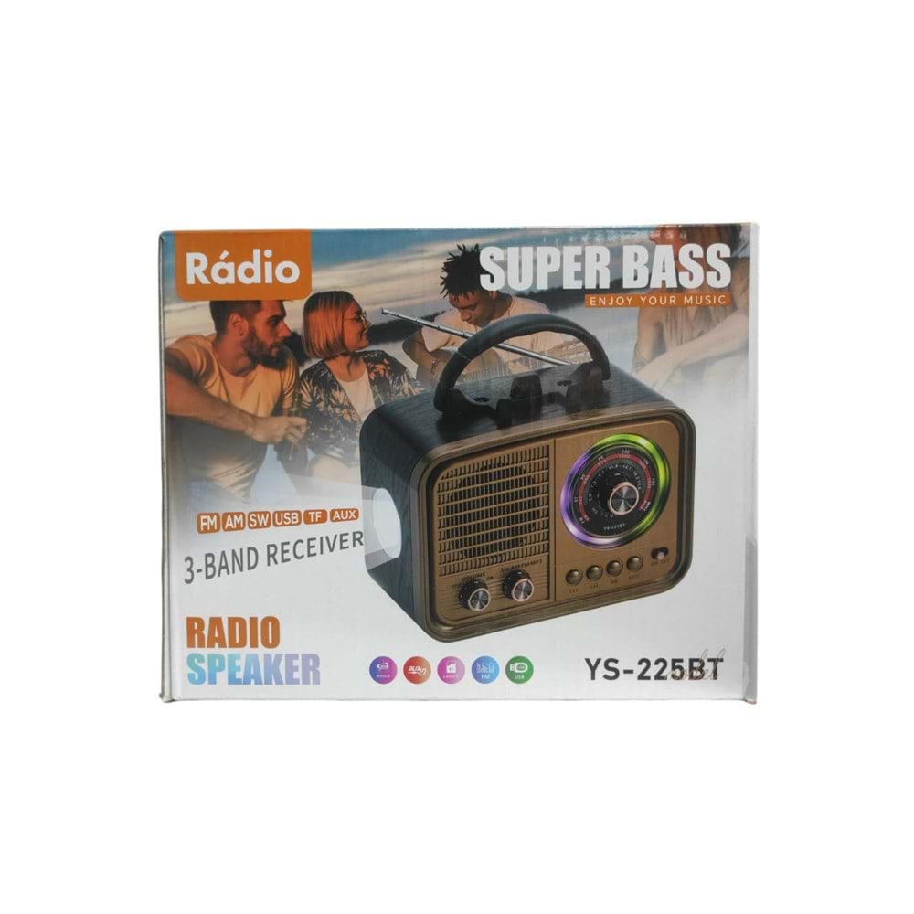(YS-225BT) MÜZİK KUTUSU NOSTALJİ