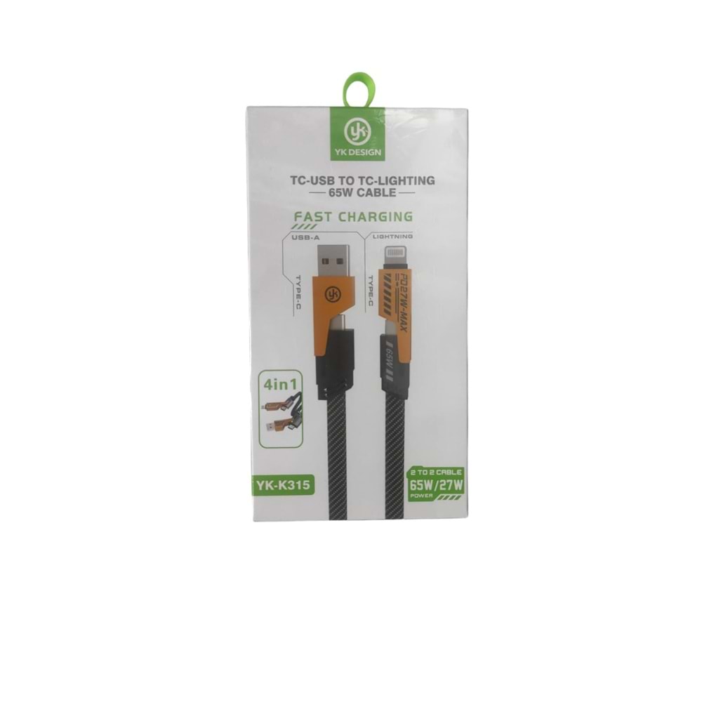(YK-K315) TYPE-C TO TYPE-C KABLO