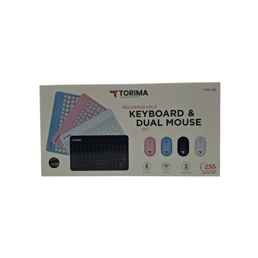 (TMK-08) KABLOSUZ KLAVYE VE MAUSE