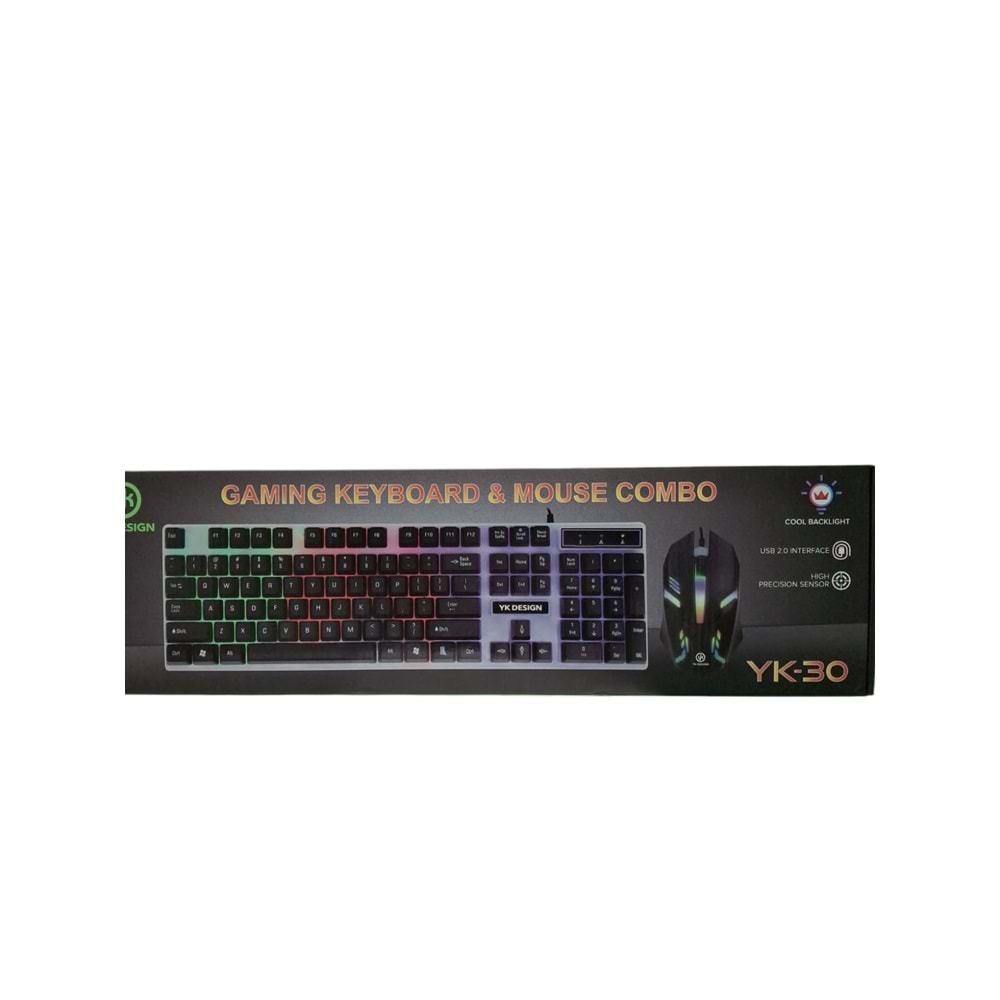 KABLOLU KLAVYE VE MAUSE GAMİNG (YK-30)