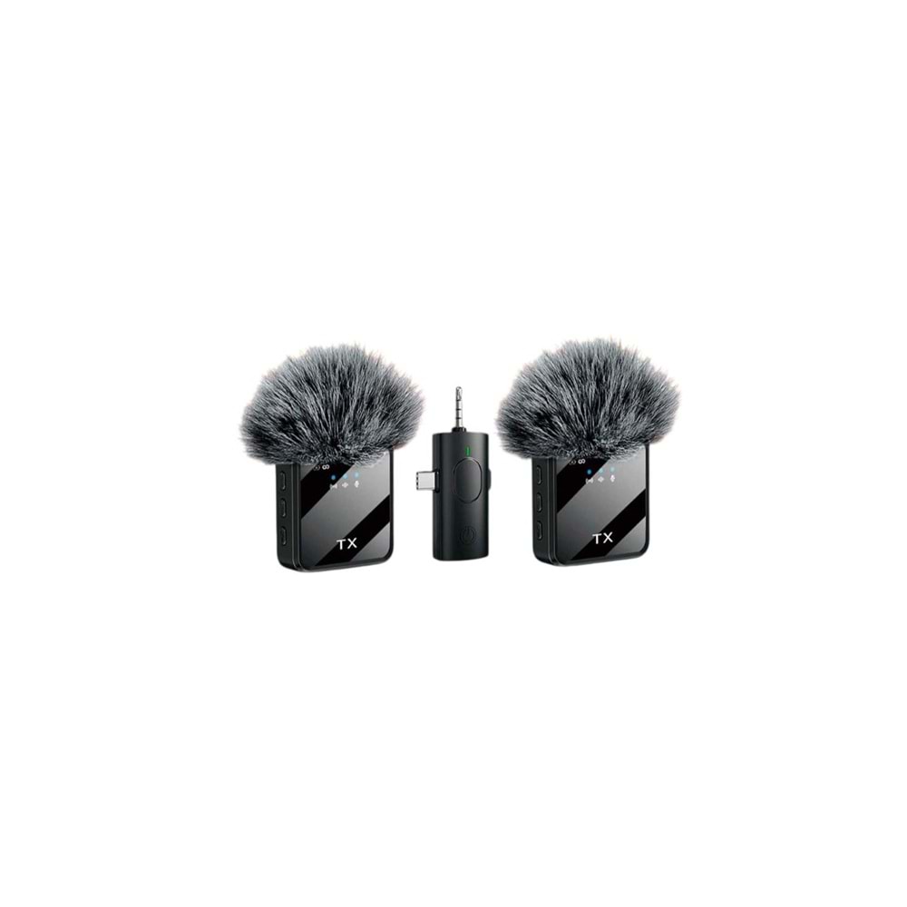(F11-2) BLUETOOTH YAKA MİKROFONU 2İN1