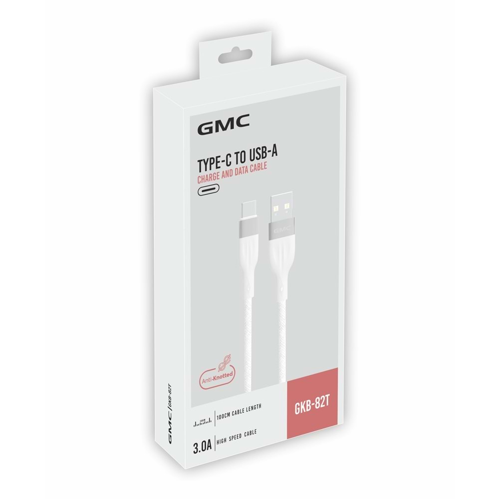 (GKB-82T) TYPE-C USB KABLO BEYAZ