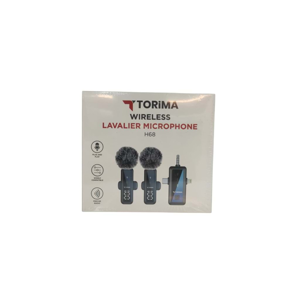 (H68) BLUETOOTH YAKA MİKROFONU 2İN1