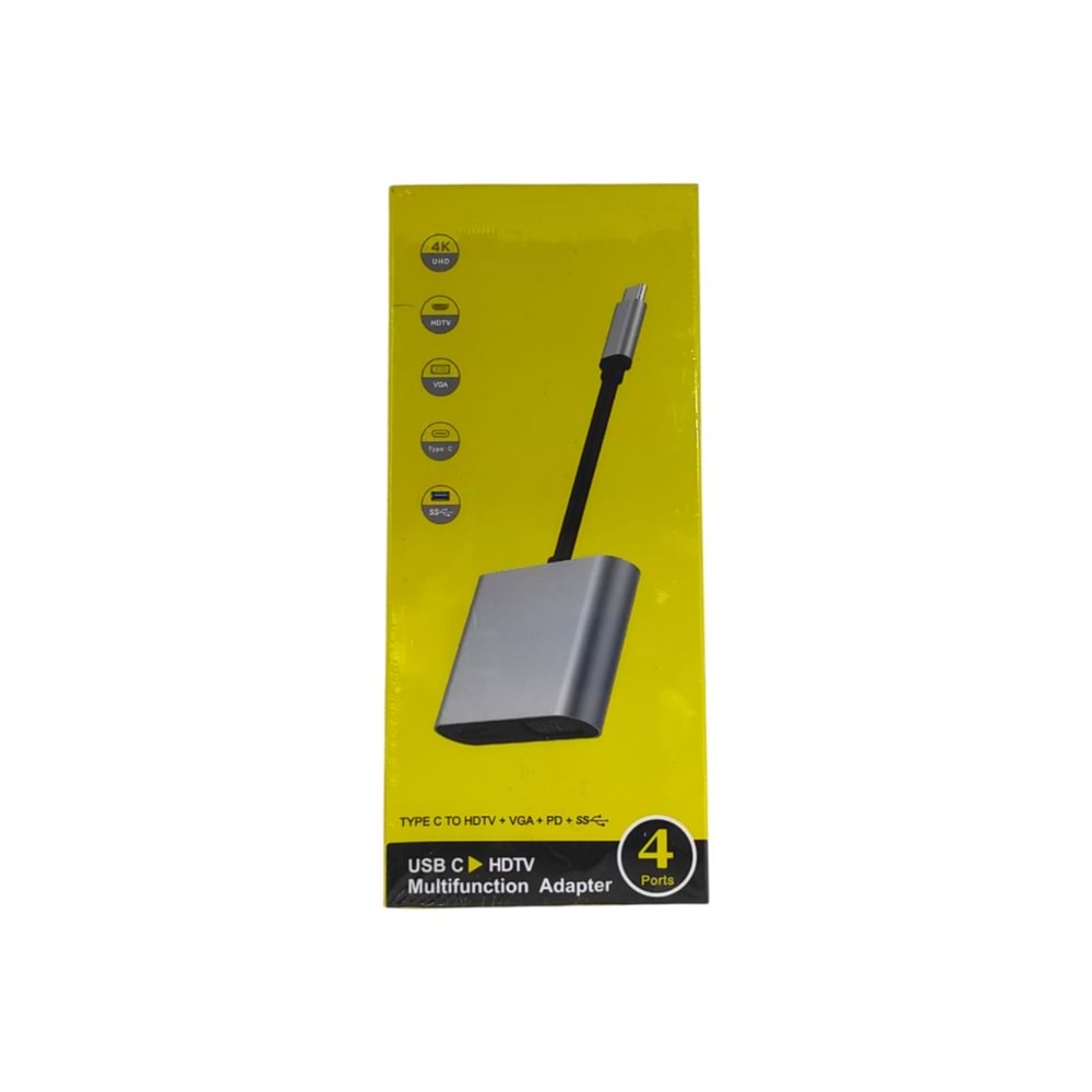 TYPE-C TO PD ÇOKLAYICI 4İN1 (YK-3544)