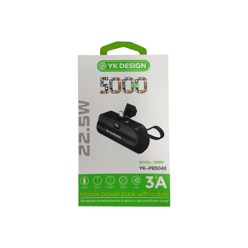 5000 MAH POWER BANK (YK-PB5048)