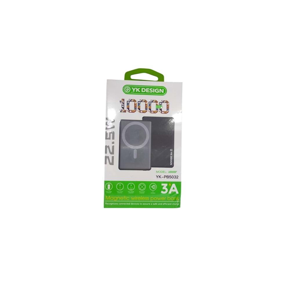 (YK-PB5032) 10.000 MAH POWER BANK MAGSAFE