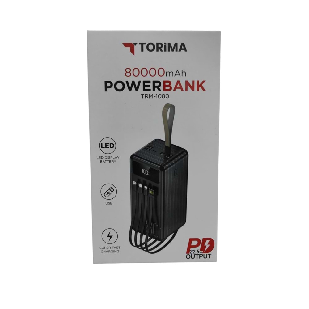 (TRM-1080) 80.000 MAH POWER BANK 22.5W