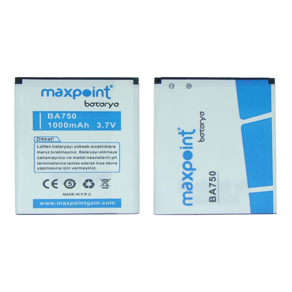 BA750 BATARYA MAXPOİNT