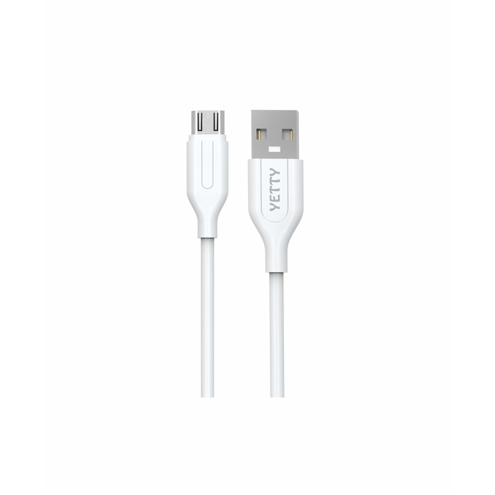 (YKB-01) MİCRO UÇ USB KABLO BEYAZ-10LU