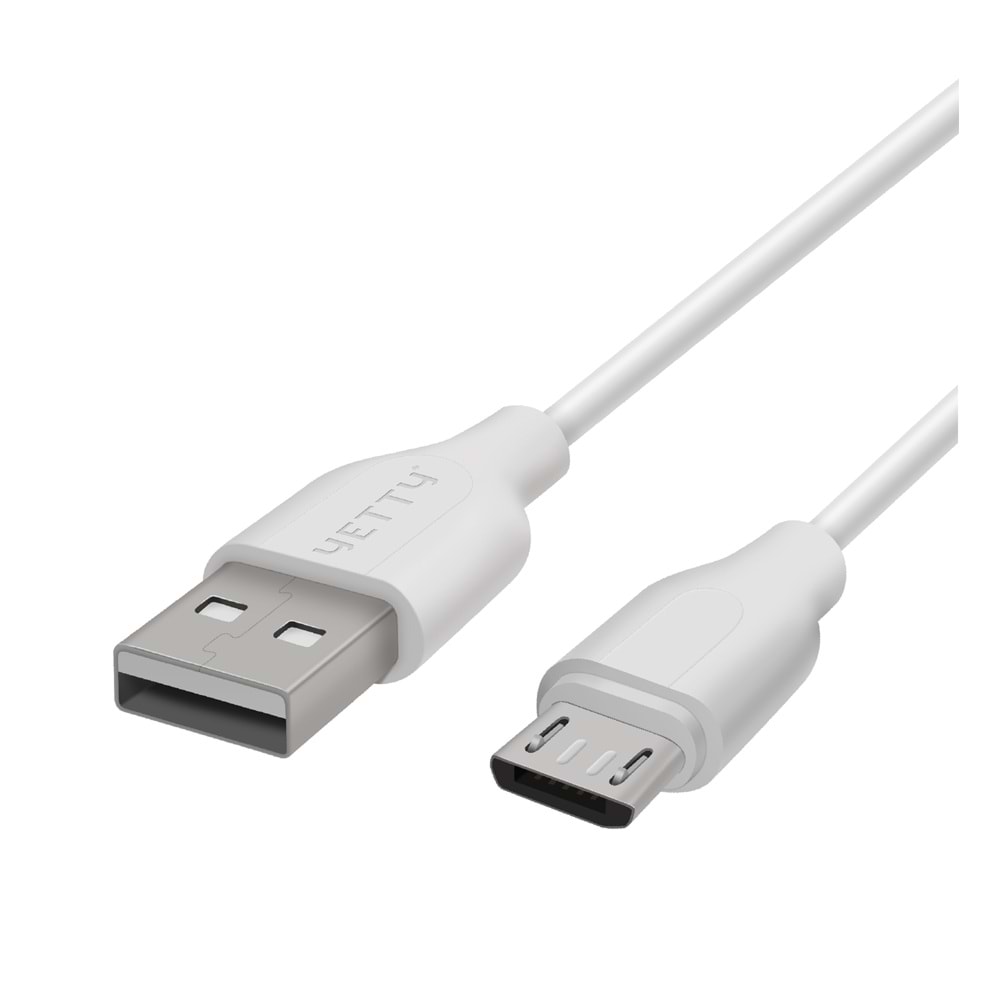 (YKB-04) MİCRO UÇ USB KABLO KISA BEYAZ-10LU