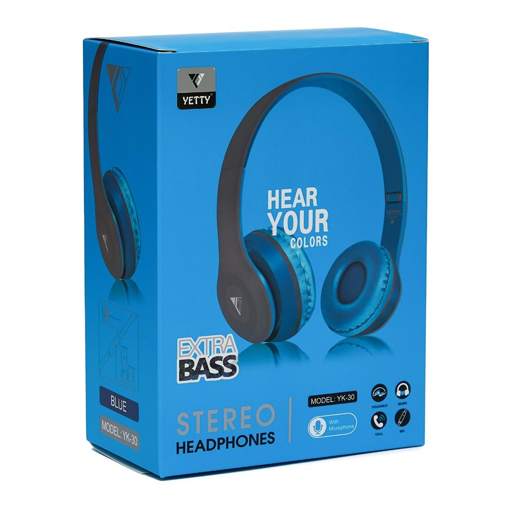 (YK-30) HEADSET KULAKLIK YETTY-5Lİ