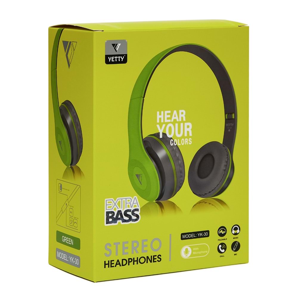 (YK-30) HEADSET KULAKLIK YETTY-5Lİ