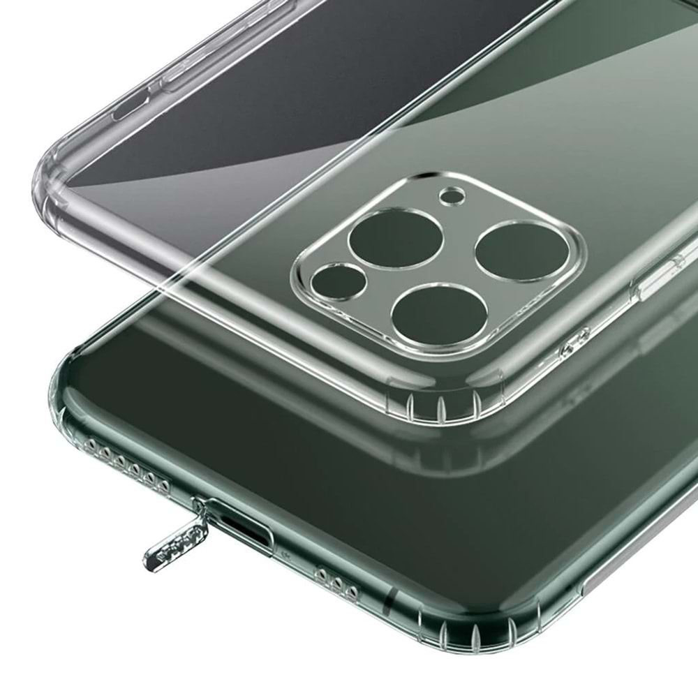 IPH 12 PRO MAX SİLİKON ŞEFFAF TIPALI SN-44