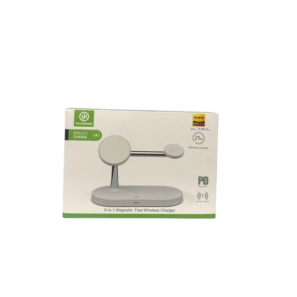 (YK-W105) WİRELESS ŞARJ 5İN1