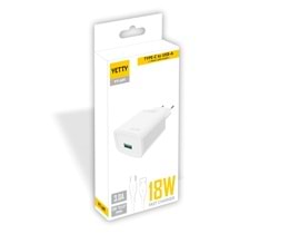 (YT-18T) 18W TYPE-C ŞARJ YETTY-5Lİ