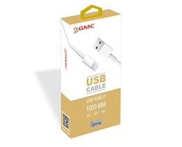 (GKB-06) LIGHTNING USB KABLO BEYAZ