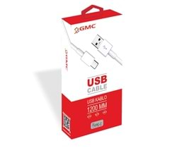 (GKB-01) TYPE-C USB KABLO BEYAZ