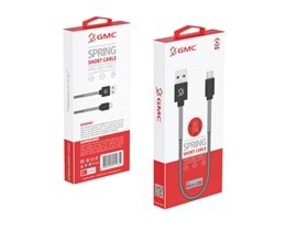 (GKB-02) MİCRO UÇ USB KABLO YAYLI KISA