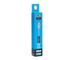 (YKB-06) TYPE-C USB KABLO KISA BEYAZ-10LU