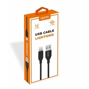 (YKB-02) LIGHTNING USB KABLO SİYAH-10LU