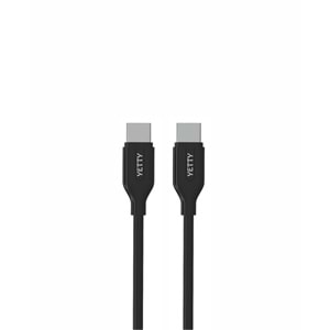 (YKB-07) TYPE-C TO TYPE-C KABLO SİYAH-10LU