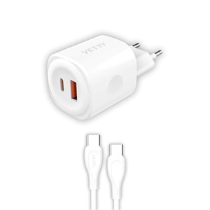 (YT-25TT) 25W USB+PD TYPE-C ŞARJ YETTY