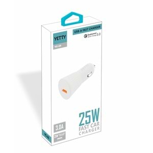 (YC-25B) 25W USB OTO ŞARJ YETTY-5Lİ