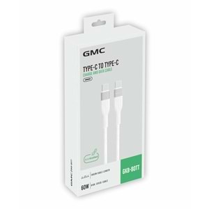(GKB-80TT) TYPE-C TO TYPE-C KABLO BEYAZ