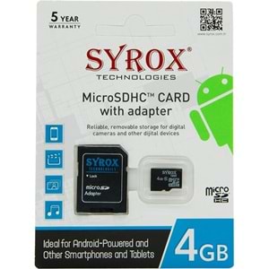 4 GB MİCRO SD