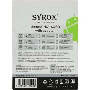 16 GB MİCRO SD(CLASS 10)