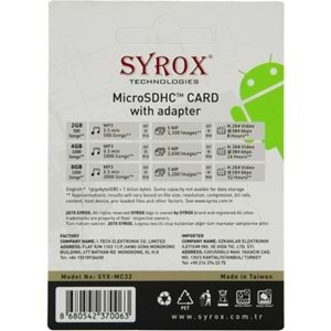 32 GB MİCRO SD(CLASS 10)