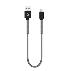 (GKB-02) MİCRO UÇ USB KABLO YAYLI KISA