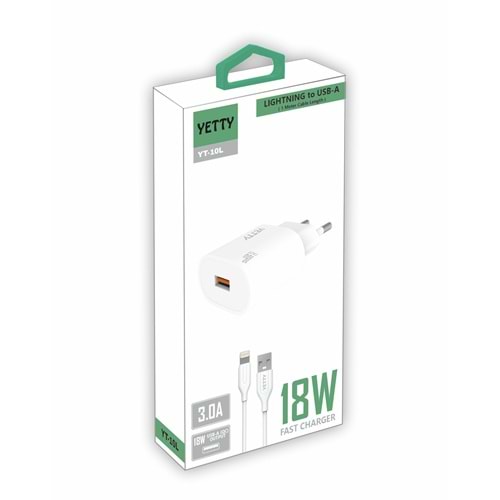 (YT-10L) 18W LIGHTNING ŞARJ YETTY-5Lİ