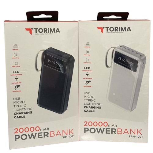 20.000 MAH POWER BANK (TRM-1021)