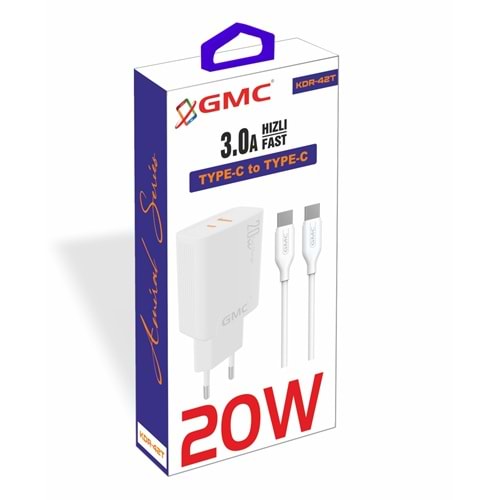 (KDR-42TT) 20W USB+PD TYPE-C ŞARJ GMC
