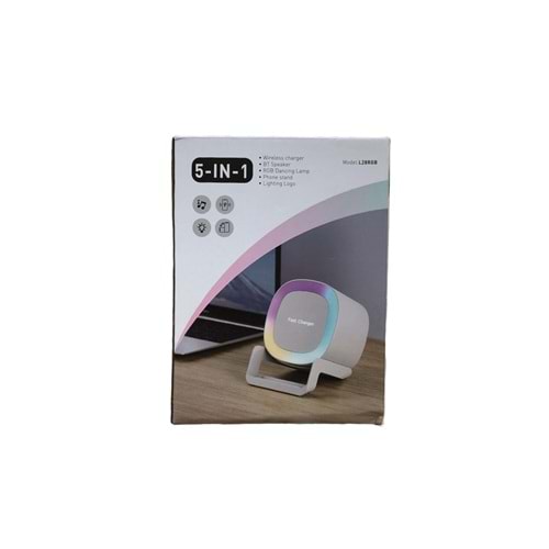 (L28 RGB) WİRELESS ŞARJ 5İN1
