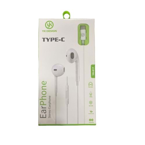 (YK-E17) TYPE-C KULAKLIK