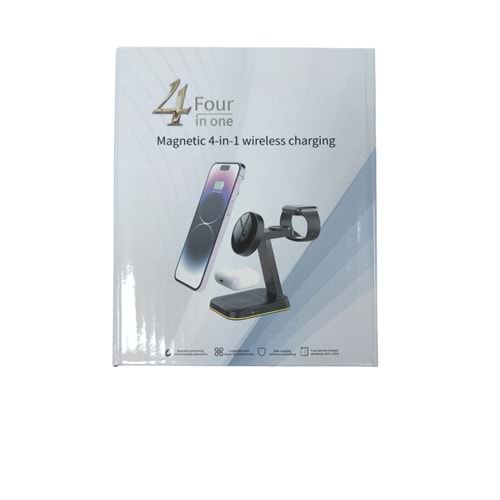 (LHT-61) WİRELESS ŞARJ 4İN1