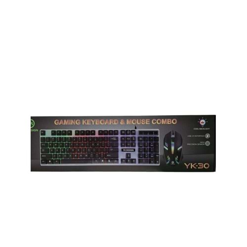 KABLOLU KLAVYE VE MAUSE GAMİNG (YK-30)