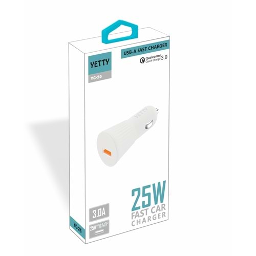 (YC-25B) 25W USB OTO ŞARJ YETTY-5Lİ