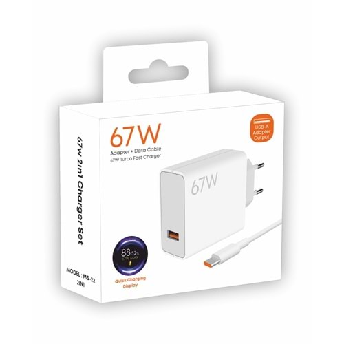 (MS-22) 67W TYPE-C ŞARJ ORJ.TİP