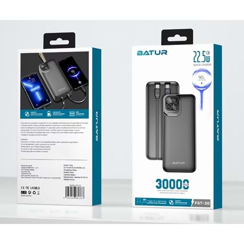 (FST-30) 30.000 MAH POWER BANK 22.5W