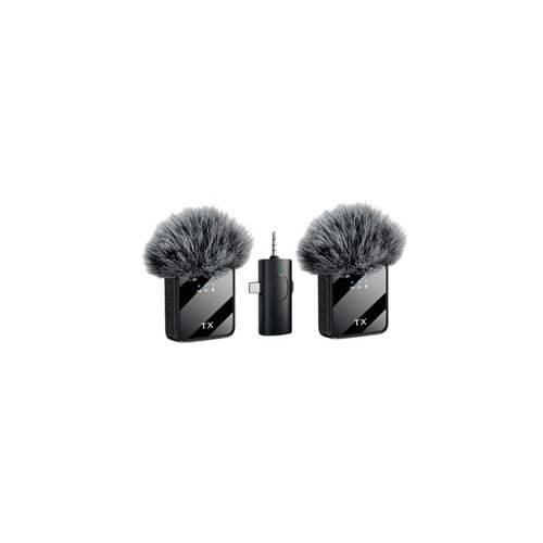 (F11-2) BLUETOOTH YAKA MİKROFONU 2İN1