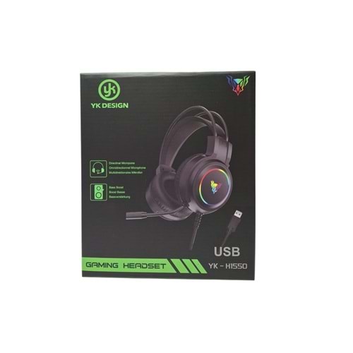 HEADSET KULAKLIK GAMİNG (YK-H1550)