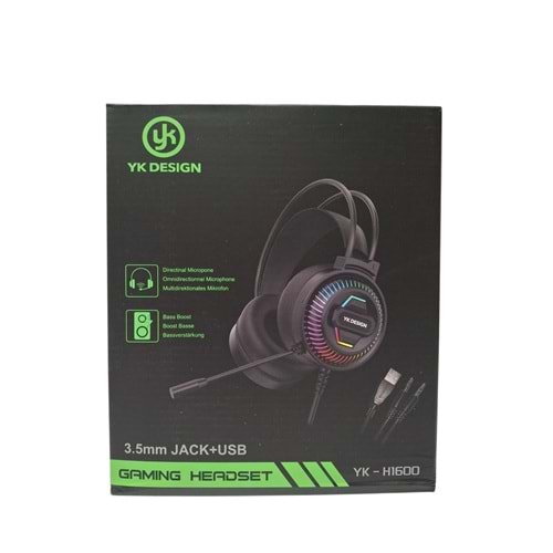 HEADSET KULAKLIK GAMİNG (YK-H1600)