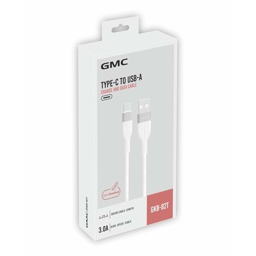 (GKB-82T) TYPE-C USB KABLO BEYAZ
