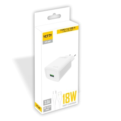 (YT-18T) 18W TYPE-C ŞARJ YETTY-5Lİ